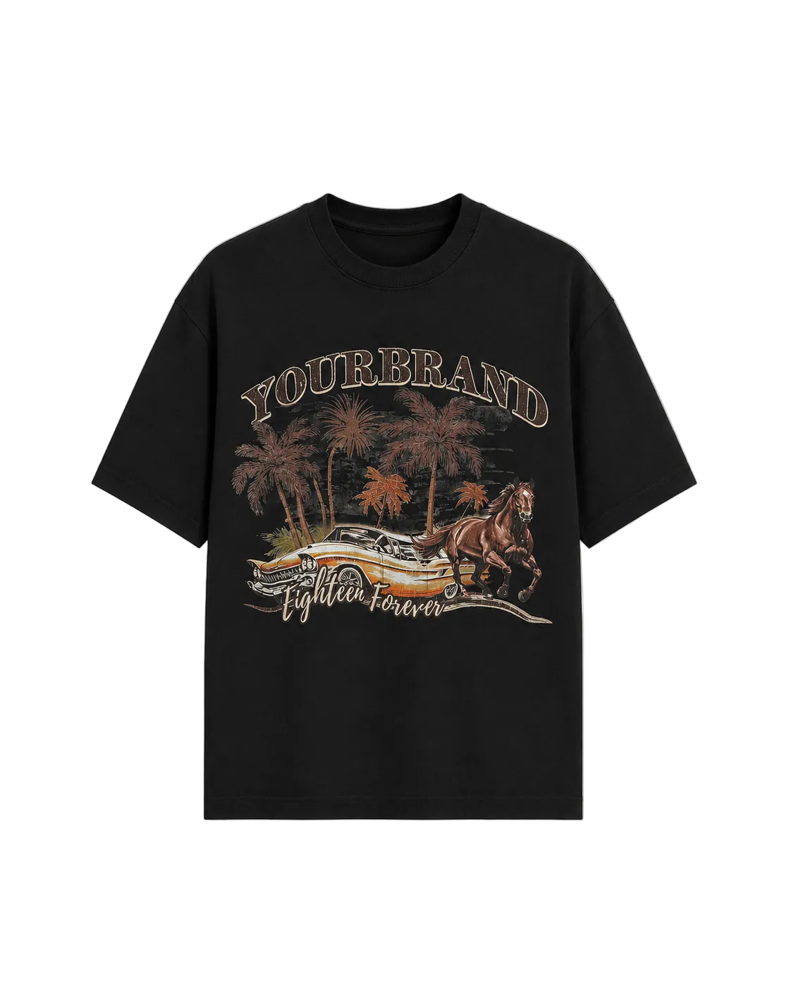 HORSES - BLACK