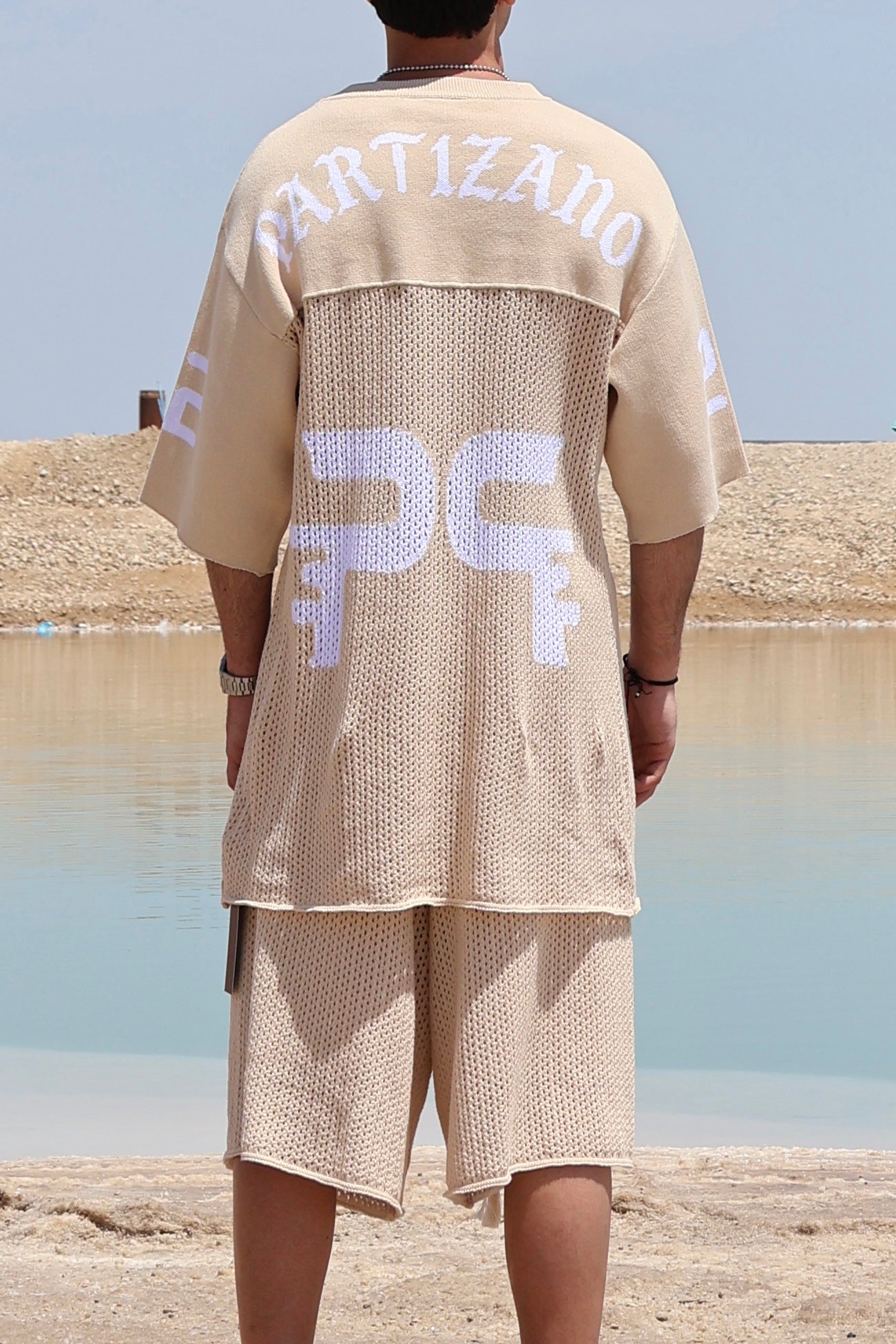 PARTIZANO - BEIGE KNIT SET