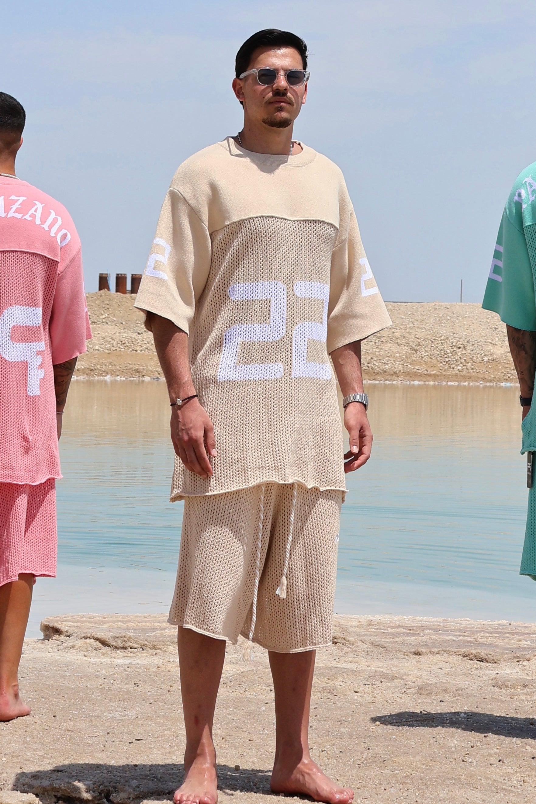 PARTIZANO - BEIGE KNIT SET