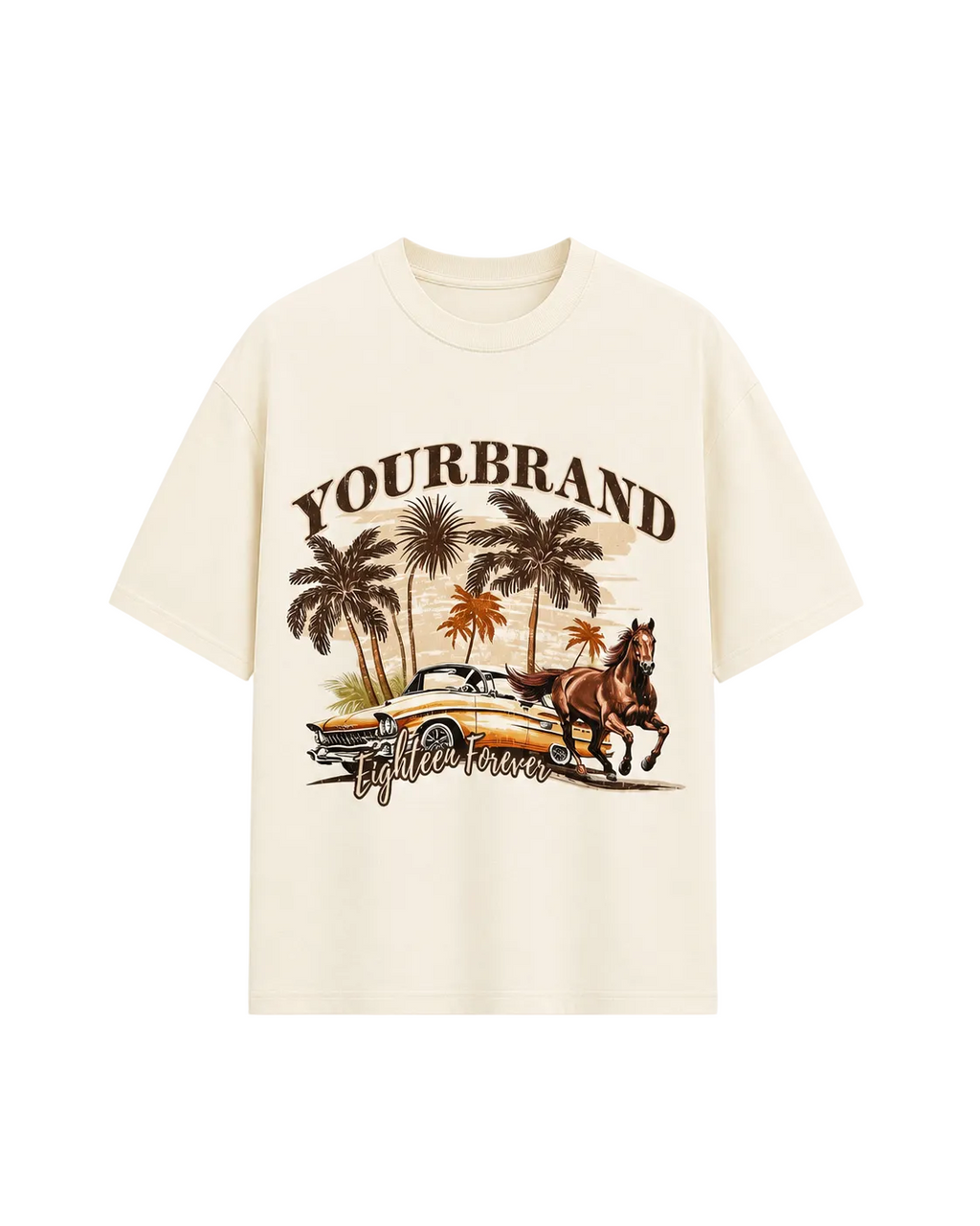 HORSES - CREAM