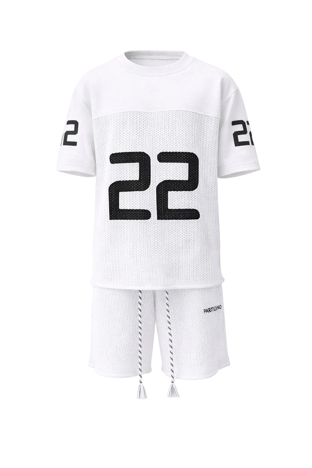 PARTIZANO - WHITE KNIT SET